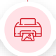 Printed material icon